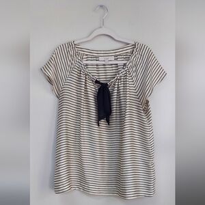 Loft Ann Taylor Sailor Striped Top
